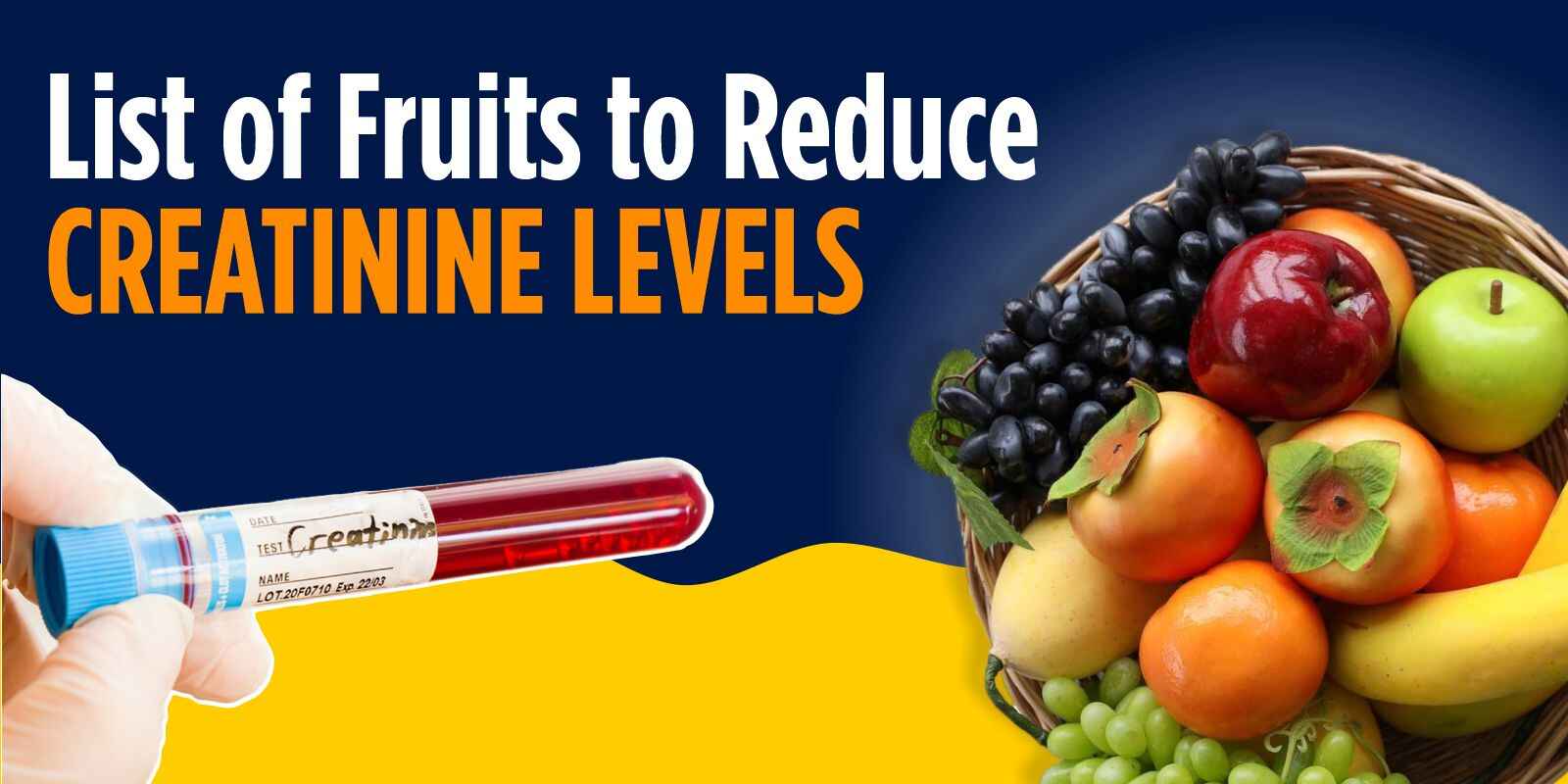 list of fruit to reduce creatinine level